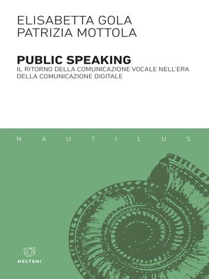 cover image of Public speaking